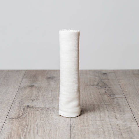 Lulujo - 4-Pack Bamboo Muslin Swaddle Blankets - White