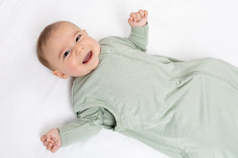 Lulujo - Bamboo Sleeping Bag (TOG 1.0) - Sage Green - Size L (12-18 months)