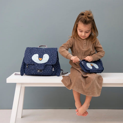 Trixie:Pencil case rectangular - Mr. Penguin
