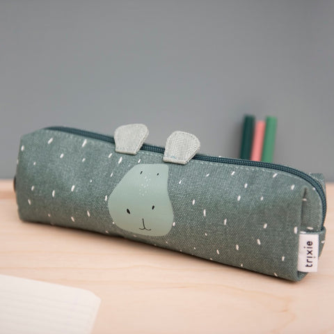 Trixie:Pencil Case Long - Mr. Hippo