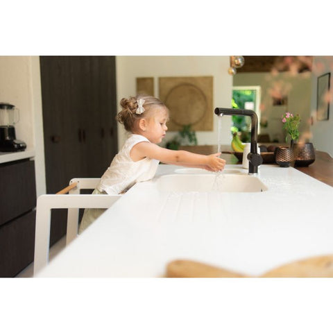 Learning Tower - White Natural