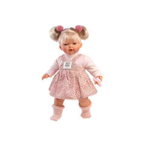 Llorens - Roberta Blonde Baby Doll – 33cm Soft Body with Pacifier