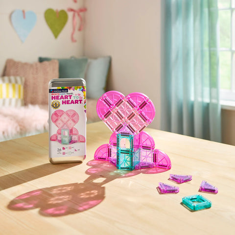 MAGNA-TILES® - microMAGS Heart to Heart 26 Piece Travel Set