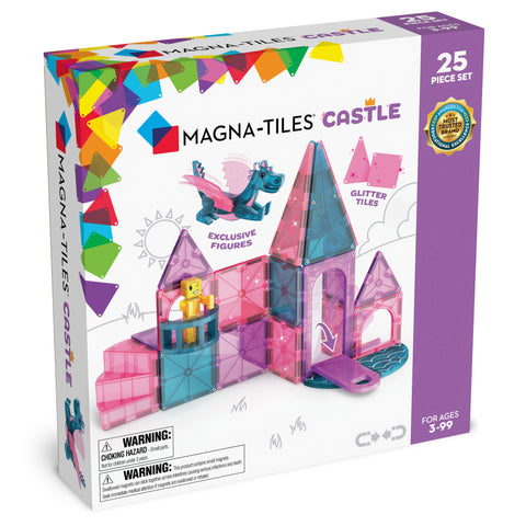  MAGNA-TILES | Castle 25 - Piece Set | Age 3+  Years | TOYBOX