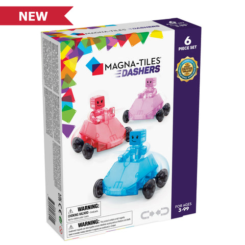 MAGNA-TILES | Dashers 6 - Pieces Set | Age 3+ | TOYBOX