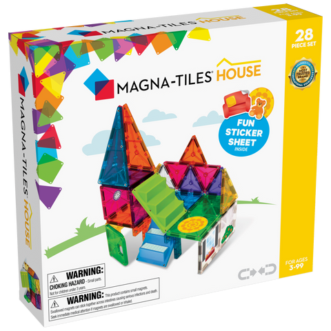 MAGNA-TILES | House 28-Pieces Set | Age 3+ | TOYBOX