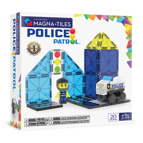 MAGNA-TILES® Police Patrol 20-Piece Set
