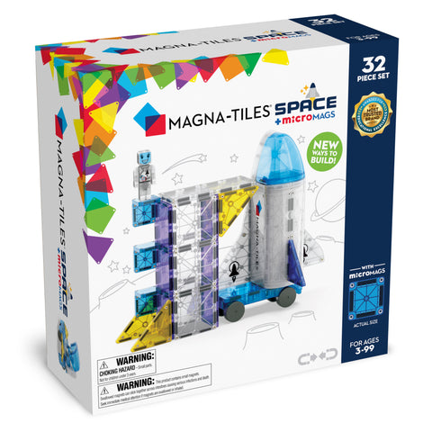 MAGNA-TILES Space 32 - Pieces Set | Age 3 Years+ | TOYBOX