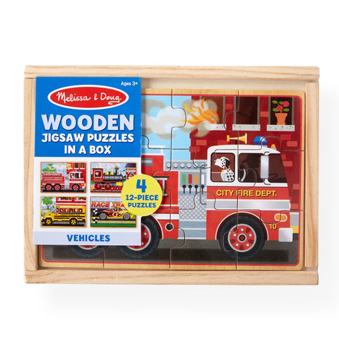 Vehicle Jigsaw Puzzles in a Box