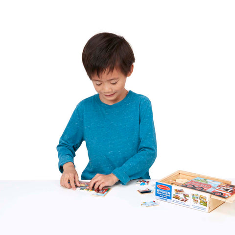 Vehicle Jigsaw Puzzles in a Box