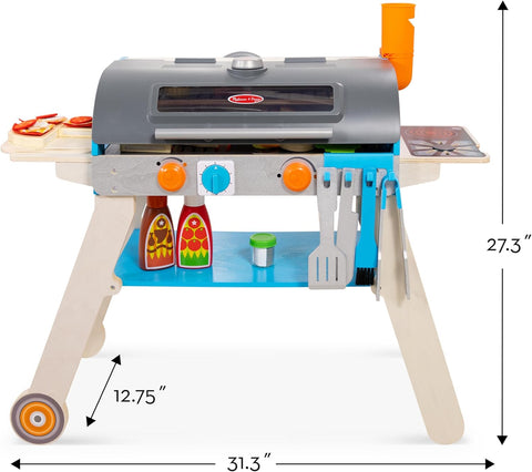 Deluxe Grill & Pizza Oven Play Set