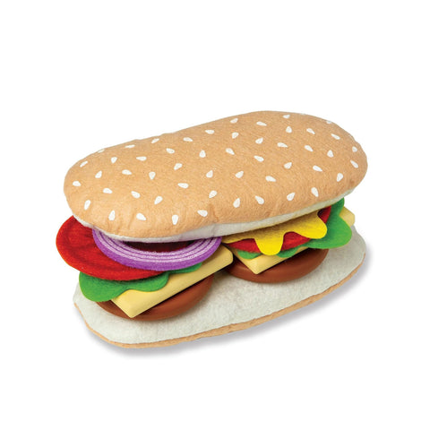 Melissa and Doug Wooden Slice & Stack Sandwich Counter