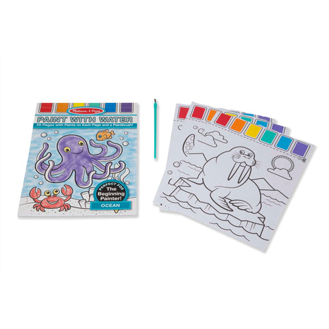 Ocean Paint With Water Kids Art Pad