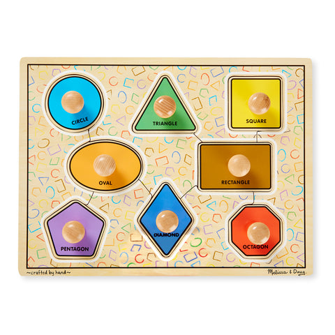 Large Shapes Jumbo Knob Puzzle