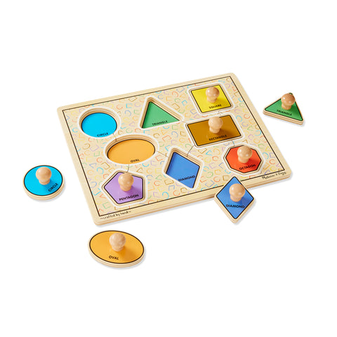 Large Shapes Jumbo Knob Puzzle