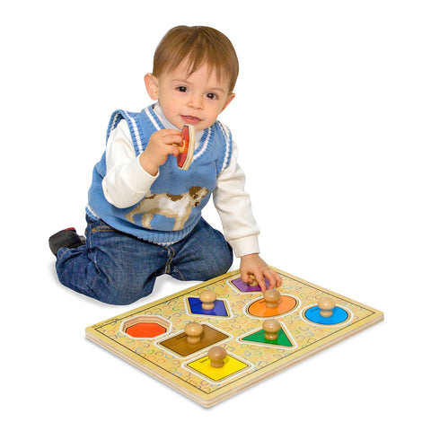 Large Shapes Jumbo Knob Puzzle