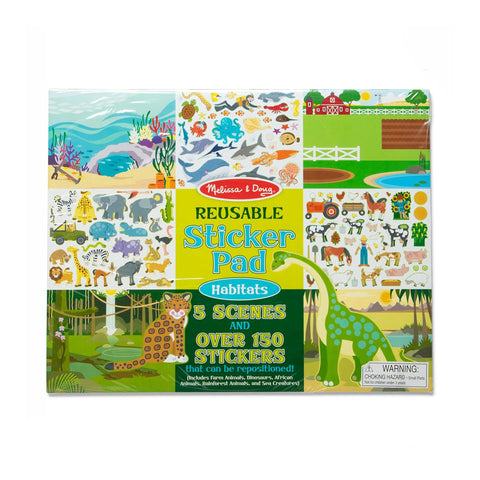 Reusable Sticker Pad Habitats