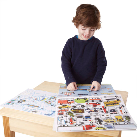 Reusable Sticker Pad Vehicles