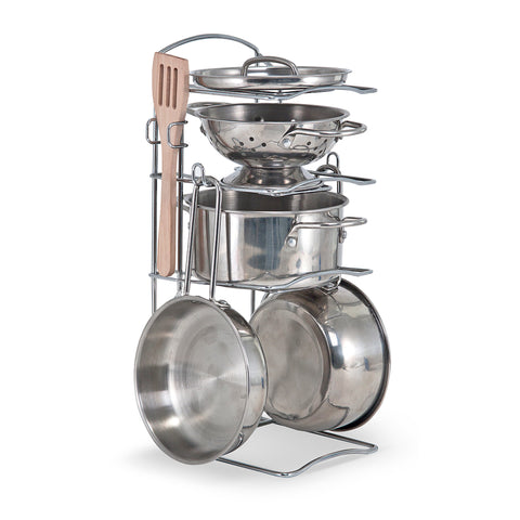 Let’s Play House – Stainless Steel Pots & Pans Play