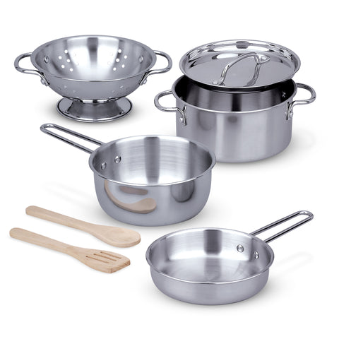 Let’s Play House – Stainless Steel Pots & Pans Play