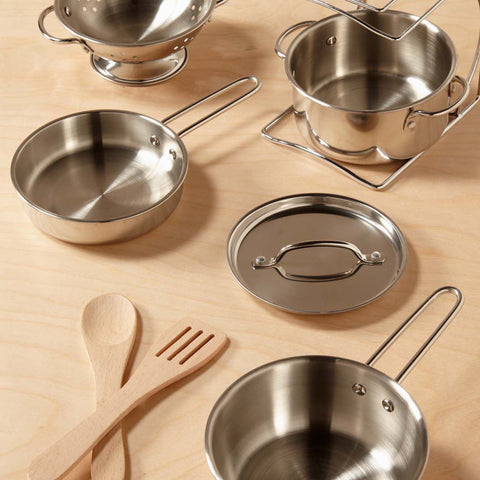 Let’s Play House – Stainless Steel Pots & Pans Play