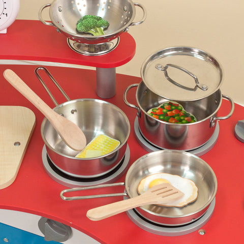 Let’s Play House – Stainless Steel Pots & Pans Play
