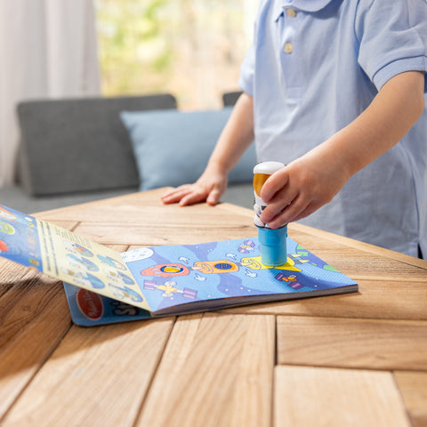 Melissa & Doug - Sticker WOW! Sticker Stamper & Activity Pad - Astronaut