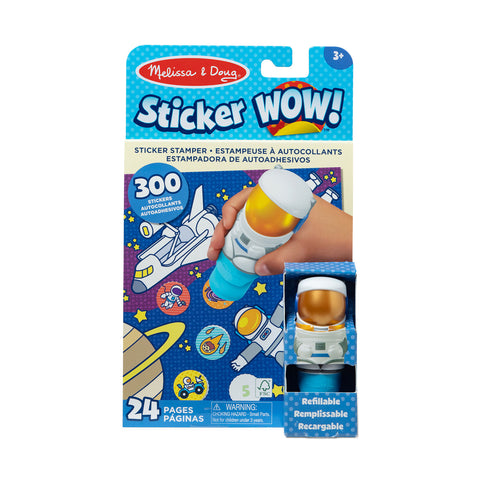 Melissa & Doug - Sticker WOW! Sticker Stamper & Activity Pad - Astronaut