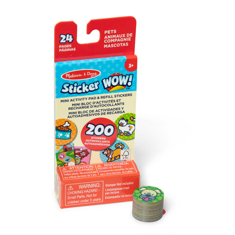 Sticker WOW! Mini Activity Pad with Refill Stickers Pets