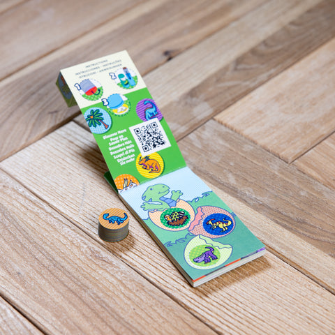 Sticker WOW! Mini Activity Pad with Refill - Dinosaur