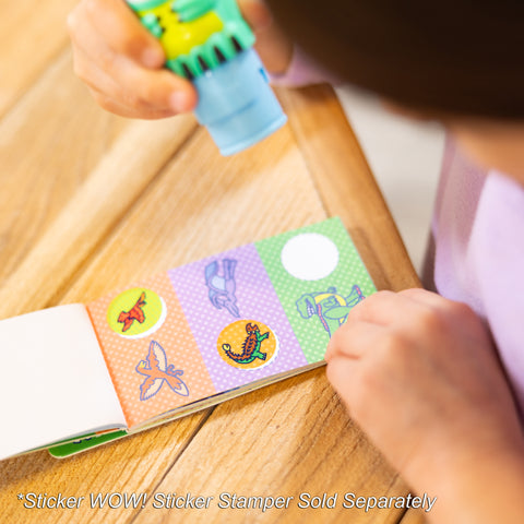 Sticker WOW! Mini Activity Pad with Refill - Dinosaur