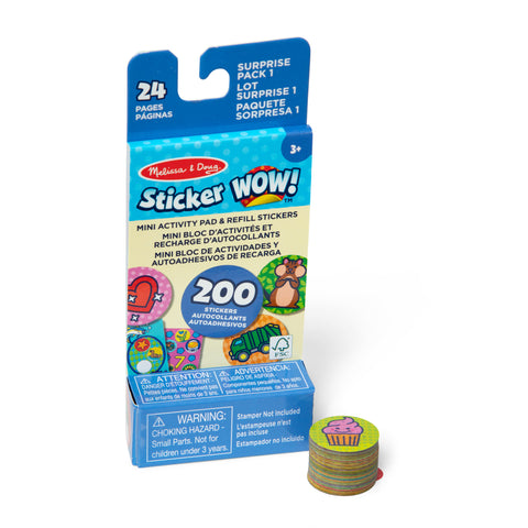 Sticker WOW! Mini Activity Pad with Refill Stickers - Mystery-Theme