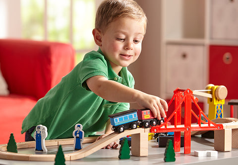 Wooden Railway Set – 100-Piece
