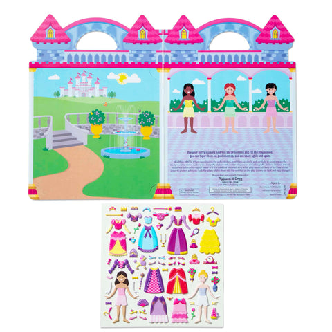 Puffy Sticker Play Set Princess