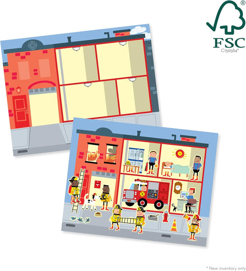 Reusable Sticker Pad - My Town