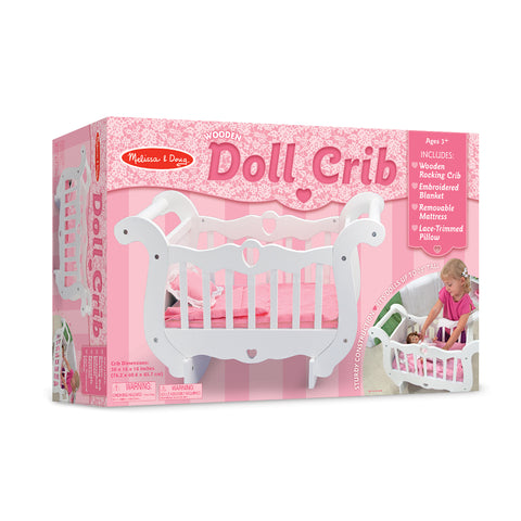 Wooden Doll Crib
