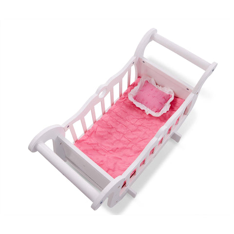 Wooden Doll Crib