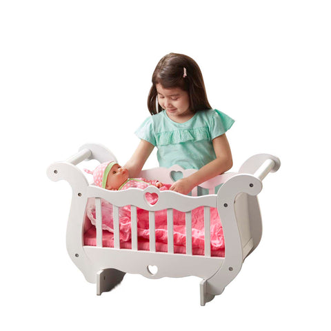 Wooden Doll Crib