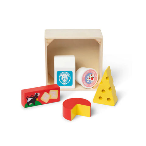 Wooden Food Groups Play Set – Dairy