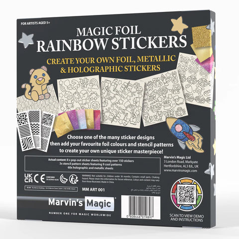 Marvin's Magic - Foil Rainbow Stickers