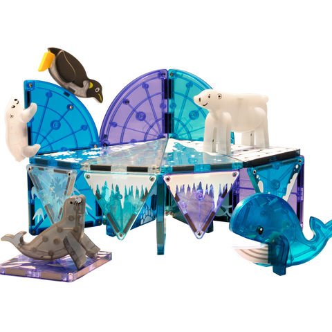 MAGNA-TILES® Arctic Animals - 25 Pieces