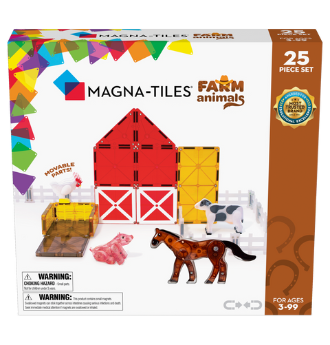 MAGNA-TILES® Farm Animals 25 - Pieces Set