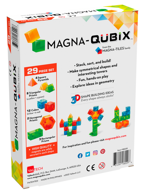 Magna-Qubix 29 3D Magnetic Building Blocks