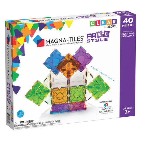 MAGNA-TILES | Free Style 40 Pieces | TOYBOX