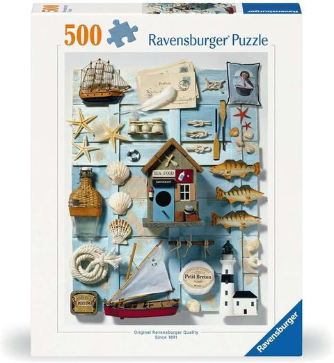 Maritime Flair 500‑Piece Premium Jigsaw Puzzle – Age 10+