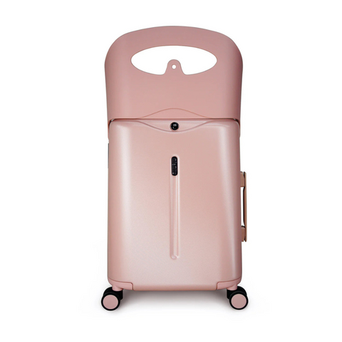 Miamily | Carry-On Luggage Trolly Bag | Dusty Pink, 18 inch