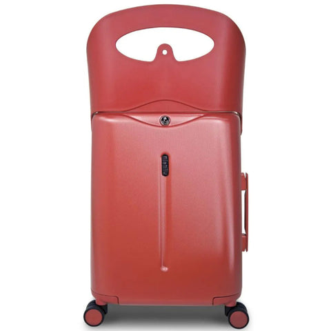 Miamily | Carry-On Luggage Trolly Bag | Maroon Red, 18 inch