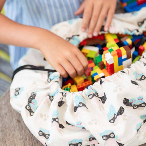 Play&Go - Mini Playmat and Storage bag- Supergirl