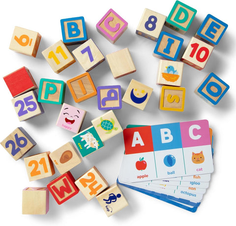 Ms. Rachel Wooden Learning Blocks + Activity Cards