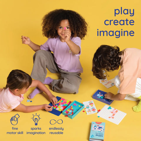 Silipop Travel Game - Blue Silicone Mat